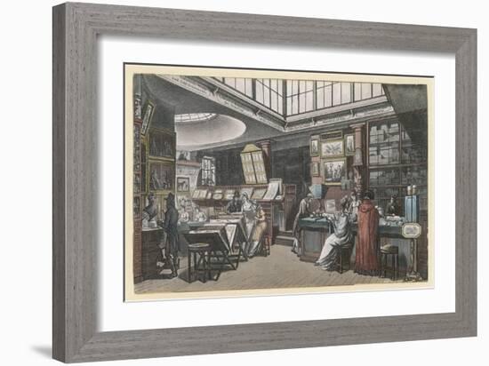 Ackermann's Repository of Arts 101 the Strand-Rowlandson & Pugin-Framed Art Print