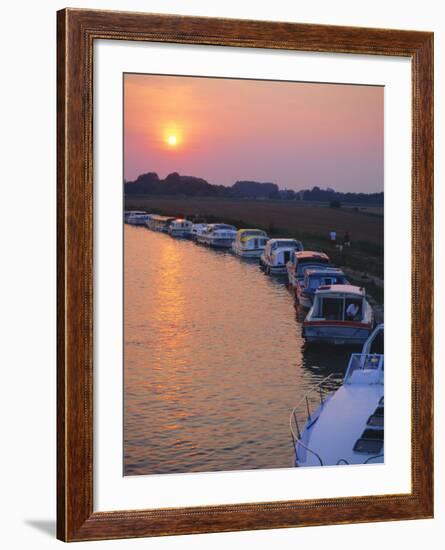 Acle, Norfolk Broads, Norfolk, England, UK, Europe-John Miller-Framed Photographic Print