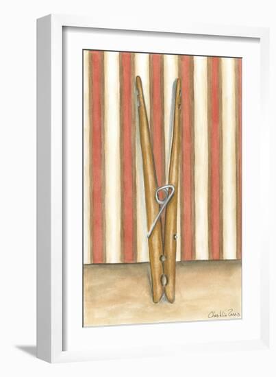 Acme No. 1 Clothes Pin-null-Framed Art Print