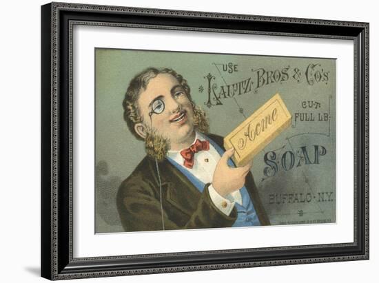 Acme Soap Advertisement-null-Framed Giclee Print