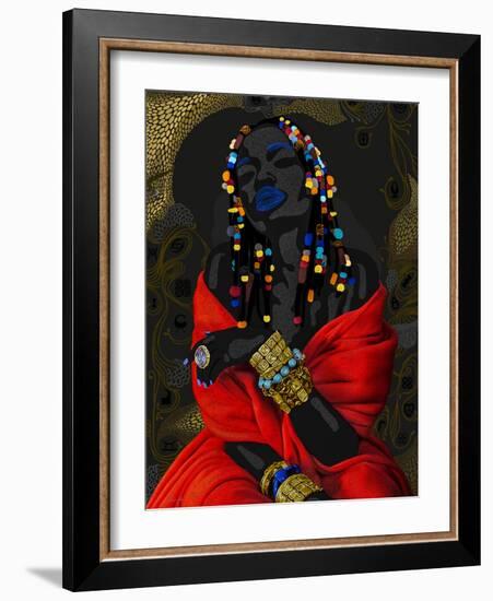 Acodonqua (Golden)-Lord Amihere-Framed Giclee Print