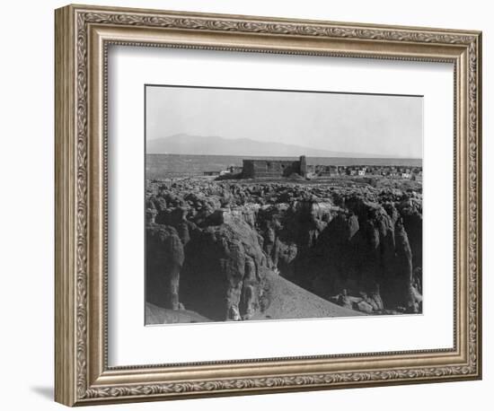 Acoma from the South-Edward S. Curtis-Framed Photographic Print