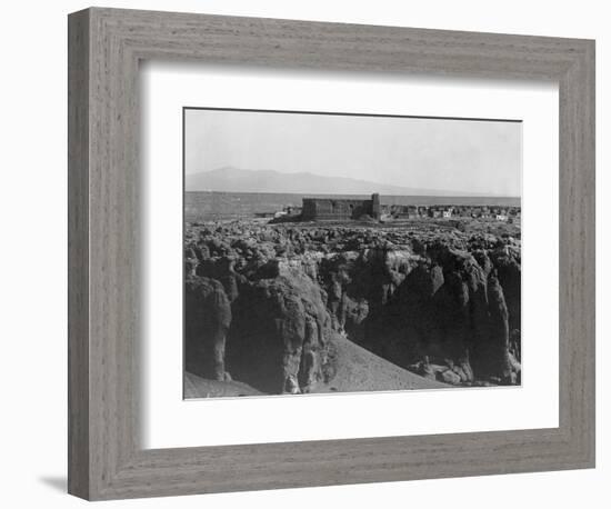 Acoma from the South-Edward S. Curtis-Framed Photographic Print