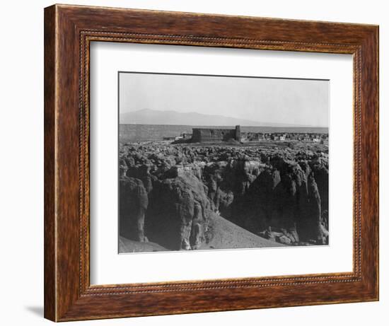 Acoma from the South-Edward S. Curtis-Framed Photographic Print