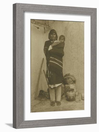 Acoma, Mary with Her Child, 1900-Adam Clark Vroman-Framed Giclee Print