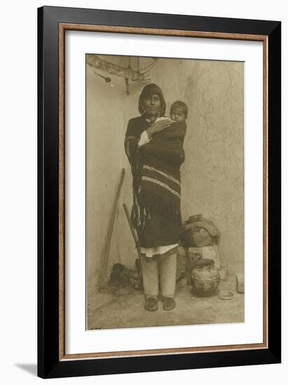 Acoma, Mary with Her Child, 1900-Adam Clark Vroman-Framed Giclee Print