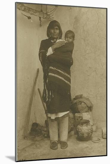 Acoma, Mary with Her Child, 1900-Adam Clark Vroman-Mounted Giclee Print