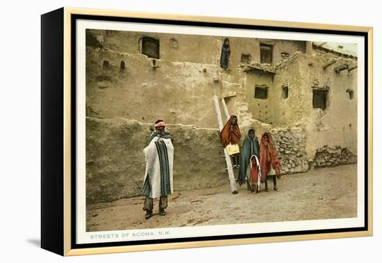 Acoma Pueblo, New Mexico-null-Framed Stretched Canvas