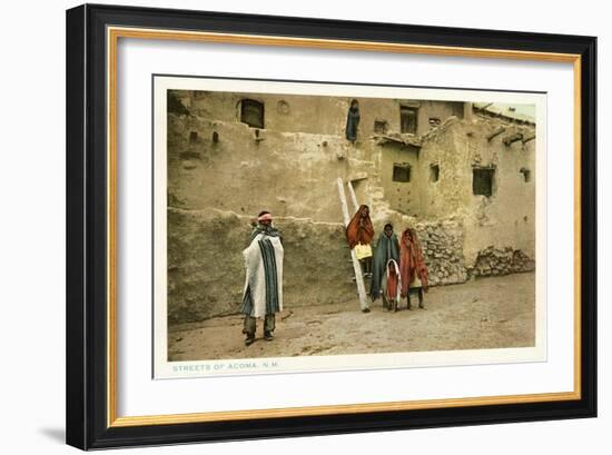 Acoma Pueblo, New Mexico-null-Framed Premium Giclee Print