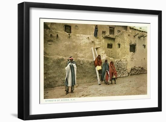 Acoma Pueblo, New Mexico--Framed Art Print