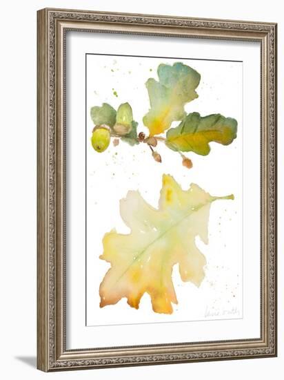 Acorns and Oak Leaves I-Lanie Loreth-Framed Art Print