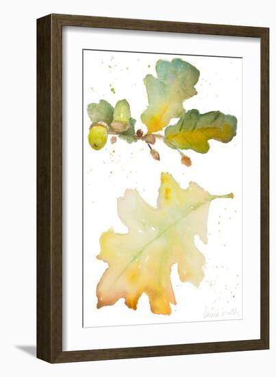 Acorns and Oak Leaves I-Lanie Loreth-Framed Art Print
