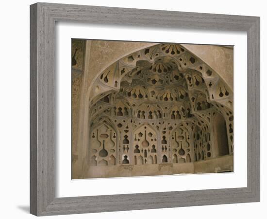 Acoustic Music Room, Ali Qapu Palace, Isfahan, Iran, Middle East-Christopher Rennie-Framed Photographic Print