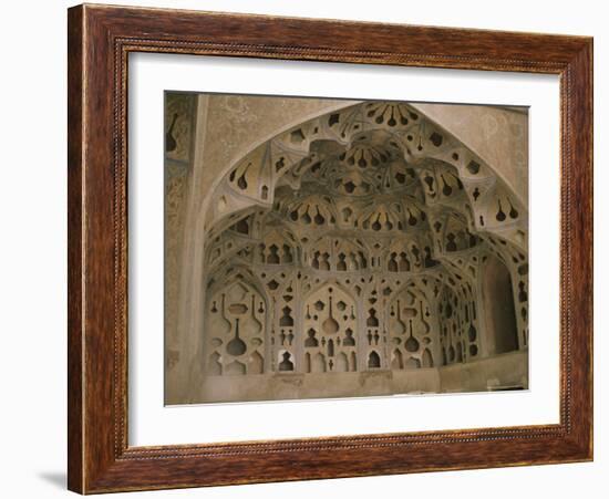 Acoustic Music Room, Ali Qapu Palace, Isfahan, Iran, Middle East-Christopher Rennie-Framed Photographic Print