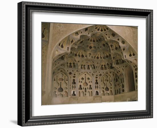 Acoustic Music Room, Ali Qapu Palace, Isfahan, Iran, Middle East-Christopher Rennie-Framed Photographic Print