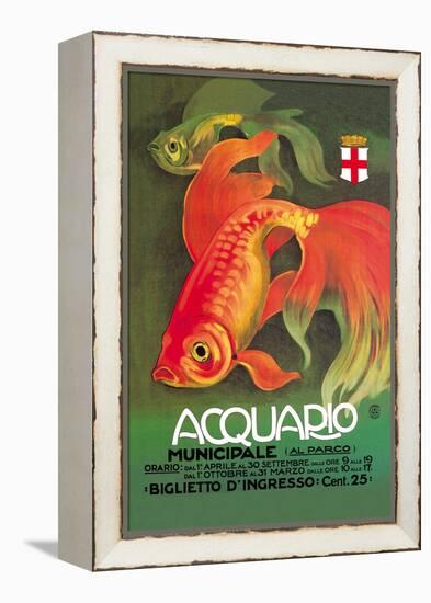 Acquario-Leopoldo Metlicovitz-Framed Stretched Canvas