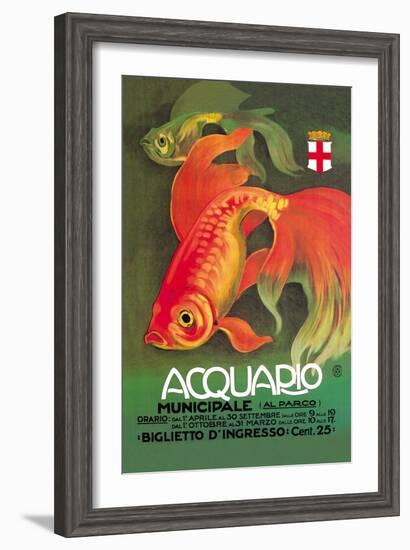 Acquario-Leopoldo Metlicovitz-Framed Art Print