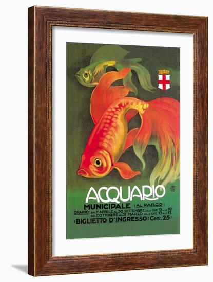 Acquario-Leopoldo Metlicovitz-Framed Art Print