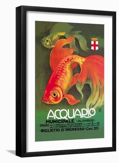Acquario-Leopoldo Metlicovitz-Framed Art Print