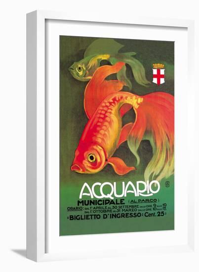 Acquario-Leopoldo Metlicovitz-Framed Art Print