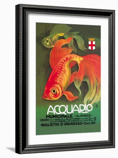 Acquario-Leopoldo Metlicovitz-Framed Art Print