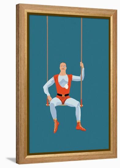 Acrobat, 2022 (Digital)-Roberta Murray-Framed Premier Image Canvas