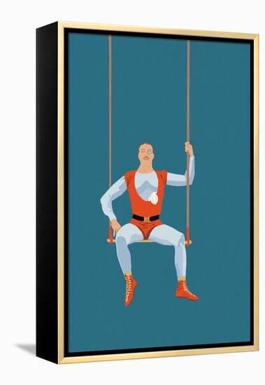 Acrobat, 2022 (Digital)-Roberta Murray-Framed Premier Image Canvas