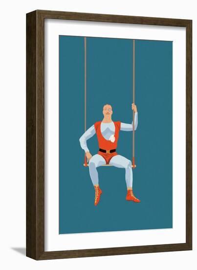 Acrobat, 2022 (Digital)-Roberta Murray-Framed Giclee Print