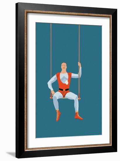 Acrobat, 2022 (Digital)-Roberta Murray-Framed Giclee Print