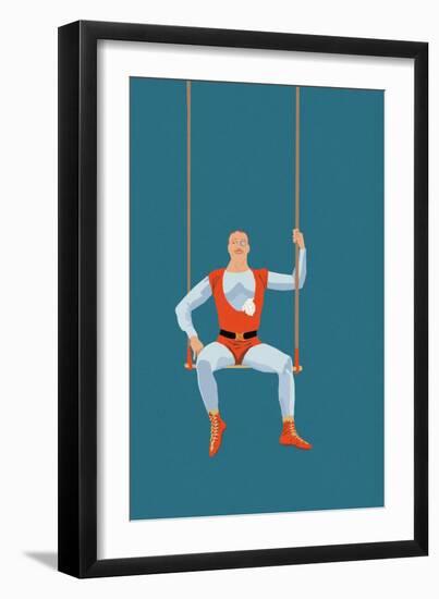 Acrobat, 2022 (Digital)-Roberta Murray-Framed Giclee Print