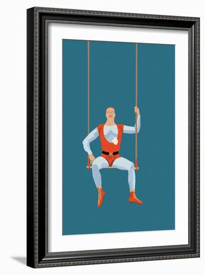 Acrobat, 2022 (Digital)-Roberta Murray-Framed Giclee Print