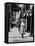 Acrobat and Actor, Russ Tamblyn Doing a Flip on the Sidewalk with Starlet Venetia Stevenson-Allan Grant-Framed Premier Image Canvas