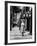 Acrobat and Actor, Russ Tamblyn Doing a Flip on the Sidewalk with Starlet Venetia Stevenson-Allan Grant-Framed Premium Photographic Print