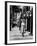 Acrobat and Actor, Russ Tamblyn Doing a Flip on the Sidewalk with Starlet Venetia Stevenson-Allan Grant-Framed Premium Photographic Print