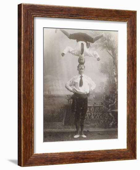 Acrobates [Sans légende]-null-Framed Giclee Print