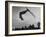 Acrobatic Skier Jack Reddish in Somersault at Sun Valley Ski Resort-J^ R^ Eyerman-Framed Photographic Print