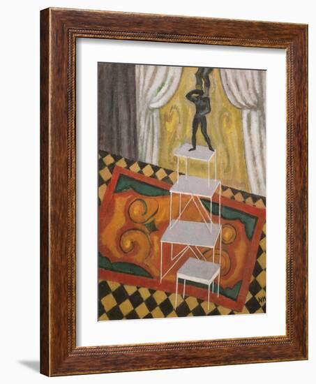 Acrobats, 1910-Nina Hamnett-Framed Giclee Print