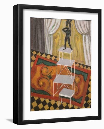 Acrobats, 1910-Nina Hamnett-Framed Giclee Print