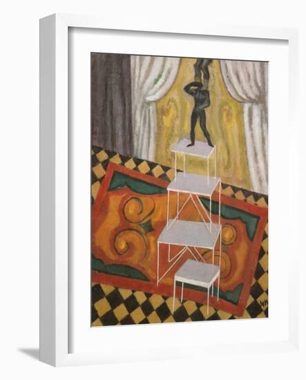 Acrobats, 1910-Nina Hamnett-Framed Giclee Print