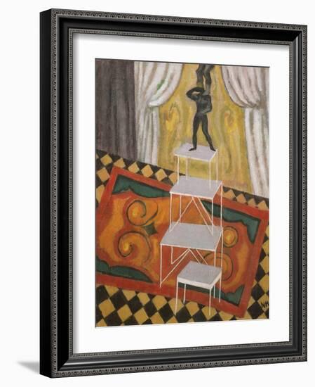 Acrobats, 1910-Nina Hamnett-Framed Giclee Print