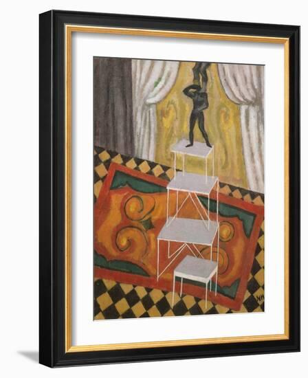 Acrobats, 1910-Nina Hamnett-Framed Giclee Print