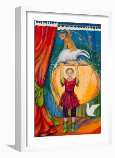 Acrobats, 2013-Silvia Pastore-Framed Giclee Print