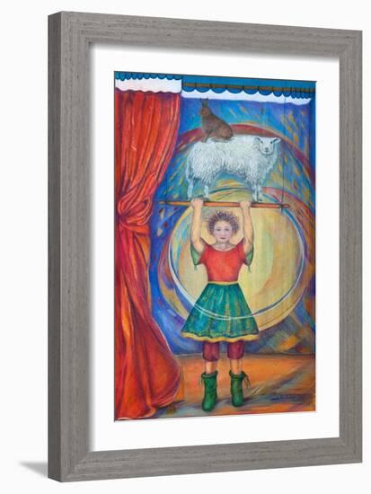 Acrobats, 2013-Silvia Pastore-Framed Giclee Print