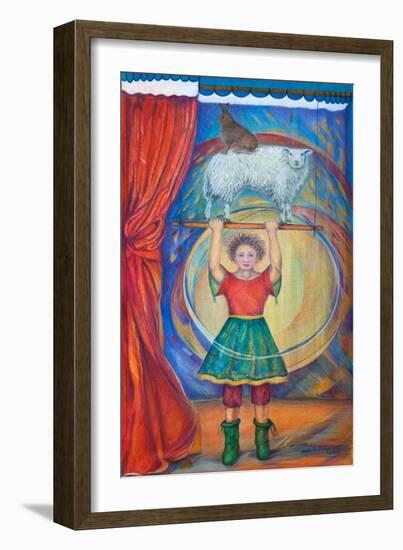 Acrobats, 2013-Silvia Pastore-Framed Giclee Print