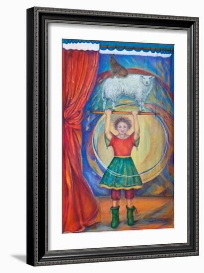 Acrobats, 2013-Silvia Pastore-Framed Giclee Print