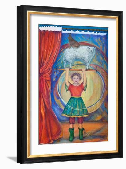 Acrobats, 2013-Silvia Pastore-Framed Giclee Print