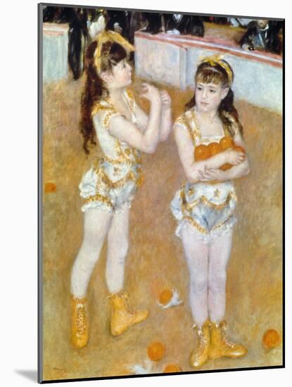 Acrobats at the Cirque Fernando, 1879-Pierre-Auguste Renoir-Mounted Giclee Print