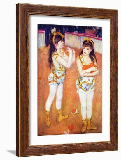 Acrobats at the Cirque Fernando, 1879-Pierre-Auguste Renoir-Framed Art Print