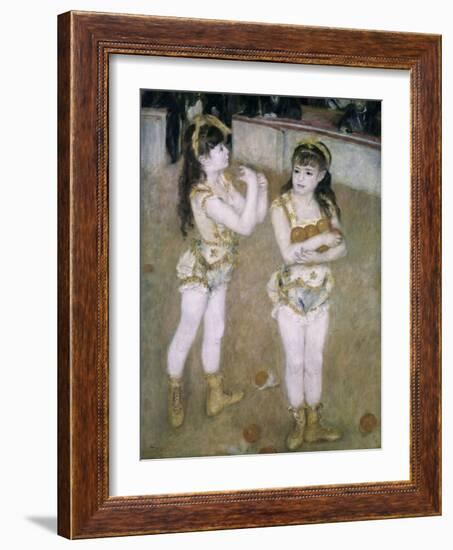 Acrobats at the Cirque Fernando, 1879-Pierre-Auguste Renoir-Framed Giclee Print