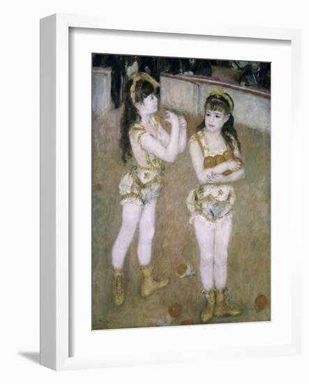 Acrobats at the Cirque Fernando, 1879-Pierre-Auguste Renoir-Framed Giclee Print